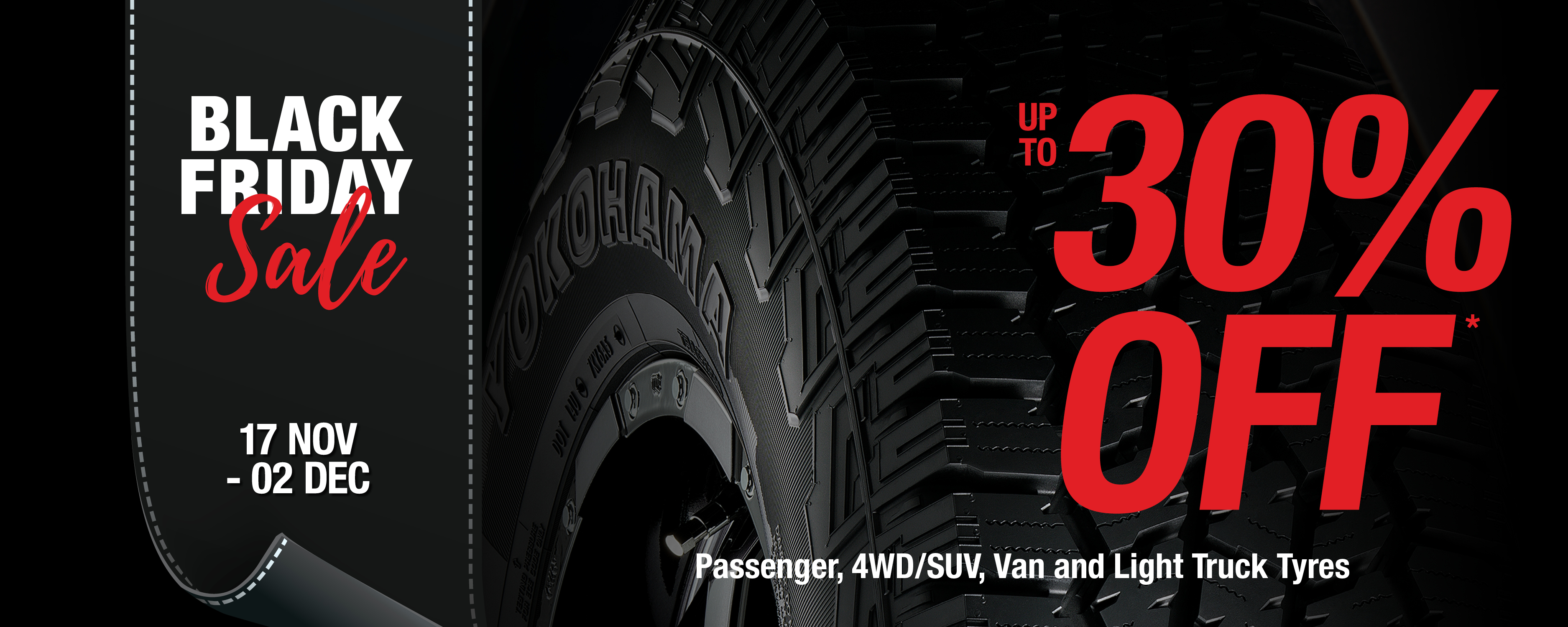 Black Friday - Up to 30% Off